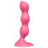 Satisfyer Triple Ball-R - vibrador anal com esferas - silicone rosa