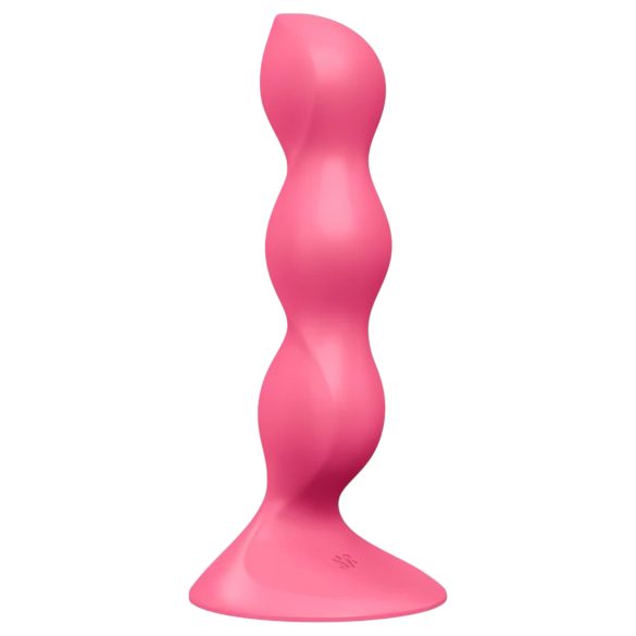 Satisfyer Triple Ball-R - vibrador anal com esferas - silicone rosa