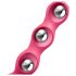 Satisfyer Triple Ball-R - vibrador anal com esferas - silicone rosa