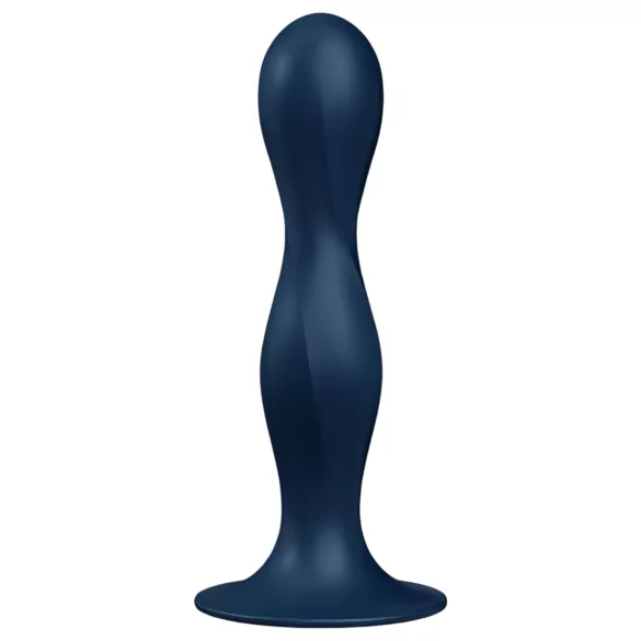 Satisfyer Double Ball-R - dildo com peso - silicone azul