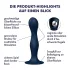 Satisfyer Double Ball-R - dildo com peso - silicone azul