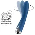 Satisfyer - Vibrador ponto G com cabeça giratória - silicone azul