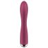 Satisfyer - vibrador rabbit rotativo clitóris - silicone vermelho