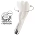Satisfyer - vibrador rabbit rotativo clitóris - bege