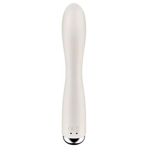 Satisfyer - vibrador rabbit rotativo clitóris - bege