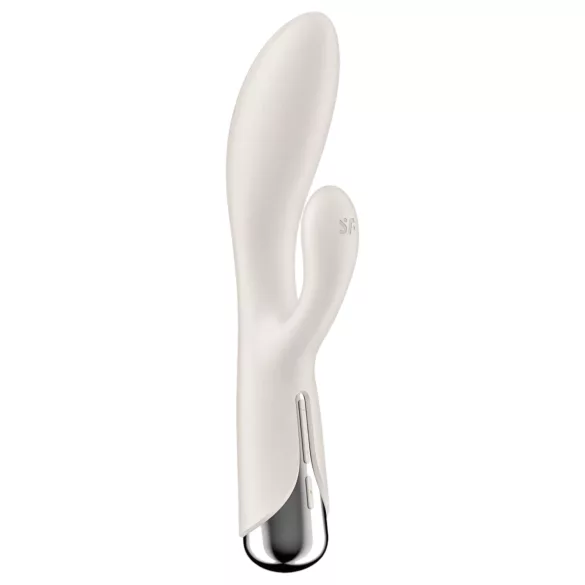 Satisfyer - vibrador rabbit rotativo clitóris - bege