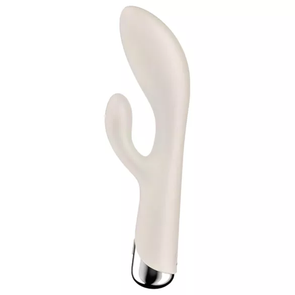 Satisfyer - vibrador rabbit rotativo clitóris - bege