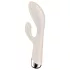 Satisfyer - vibrador rabbit rotativo clitóris - bege