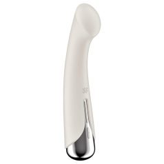   Satisfyer - vibrador ponto G rotativo - cabeça giratória - bege