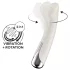 Satisfyer - vibrador ponto G rotativo - cabeça giratória - bege