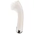 Satisfyer - vibrador ponto G rotativo - cabeça giratória - bege