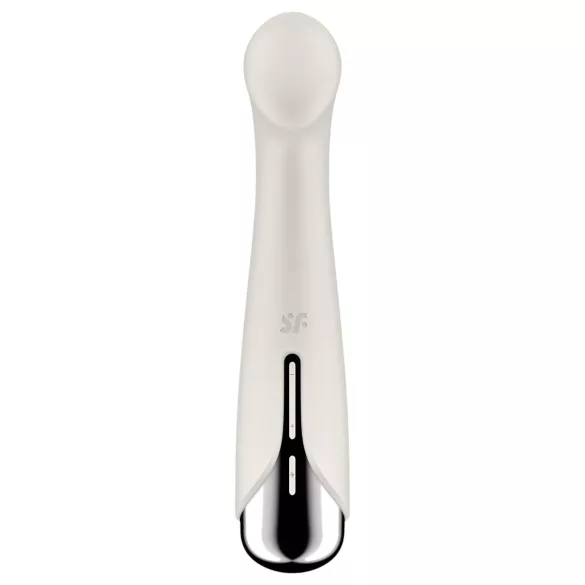 Satisfyer - vibrador ponto G rotativo - cabeça giratória - bege
