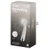 Satisfyer - vibrador ponto G rotativo - cabeça giratória - bege
