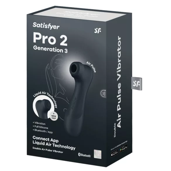 Satisfyer Pro2 Gen3 - sugador clitoriano ondas de ar - dark grey