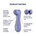 Satisfyer Pro 2 Gen3 - Estimulador de clitóris por ondas de pressão controlado por app (roxo)