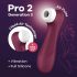 Satisfyer Pro 2 Gen3 - vibrador clitóris sucção recarregável - vermelho