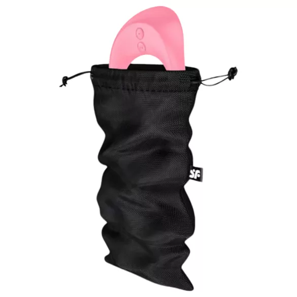Satisfyer Treasure Bag - bolsa discreta para armazenar - média - preto