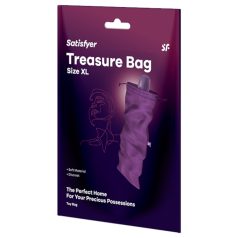   Satisfyer Treasure Bag XL - bolsa discreta - extra grande (roxo)