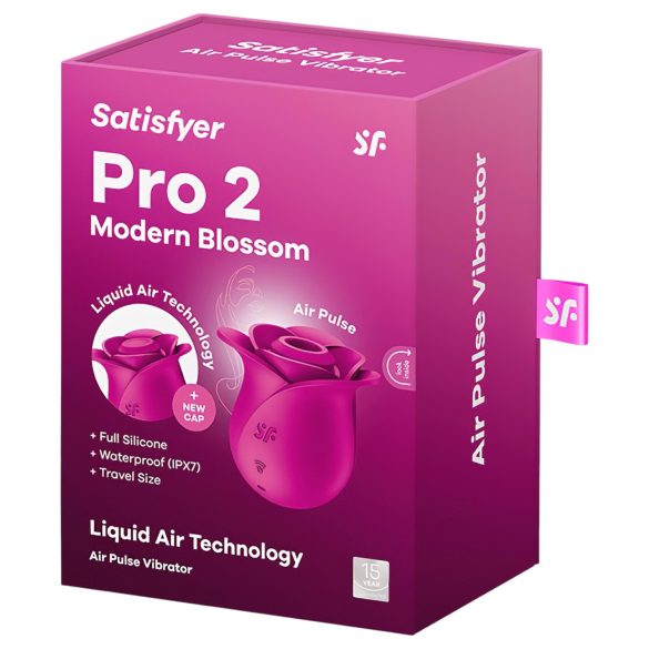 Satisfyer Pro 2 Modern Blossom - estimulador clitoriano sucção - rosa