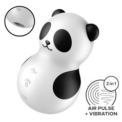 Satisfyer Pocket Panda - vibrador clitóris sucção - preto