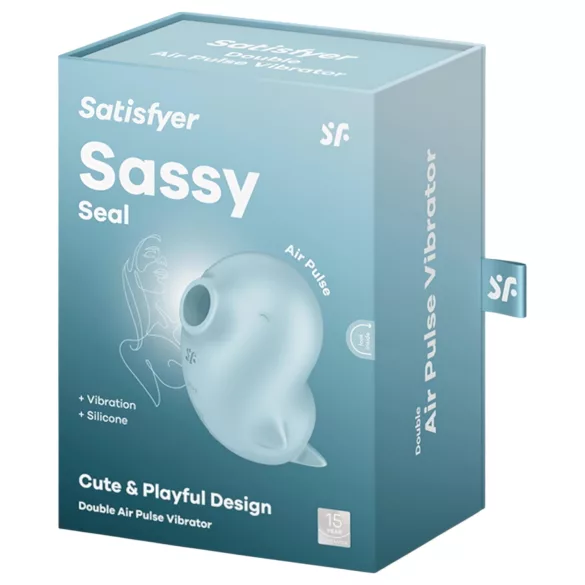 Satisfyer Sassy Seal - sugador de clitóris com ondas de ar - turquesa