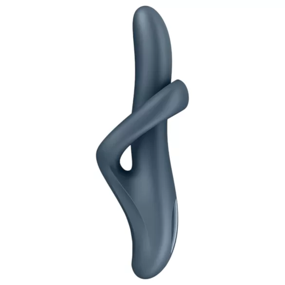 Satisfyer Heat Flex 4 - vibrador clitóris com aquecimento - silicone cinza