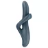 Satisfyer Heat Flex 4 - vibrador clitóris com aquecimento - silicone cinza