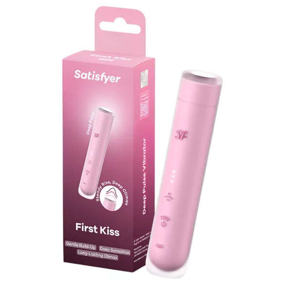 Satisfyer First Kiss - Estimulador de clitóris por ondas de ar (rosa)