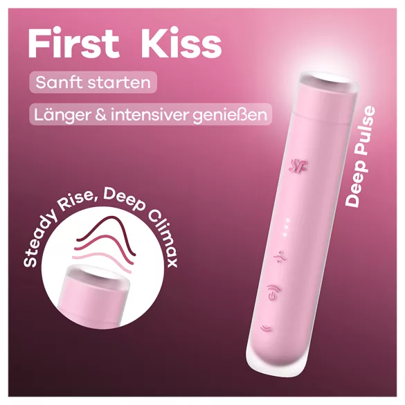 Satisfyer First Kiss - Estimulador de clitóris por ondas de ar (rosa)