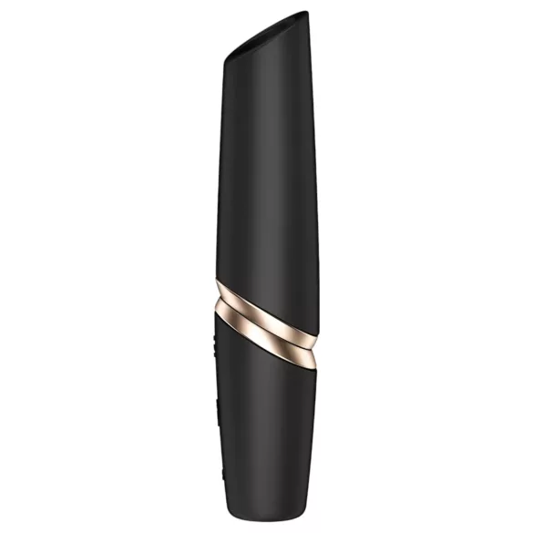 Satisfyer Perfect Kiss - vibrador formato batom - preto