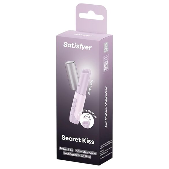 Satisfyer Secret Kiss - sugador clitoriano com pulsação de ar - silicone rosa