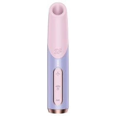   Satisfyer Bold Kiss - vibrador de sucção clitoriana formato batom - rosa
