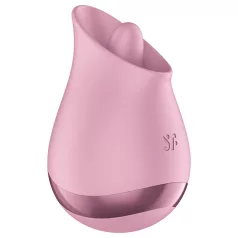   Satisfyer Tongue Player - vibrador clitóris formato língua - silicone rosa