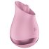 Satisfyer Tongue Player - vibrador clitóris formato língua - silicone rosa