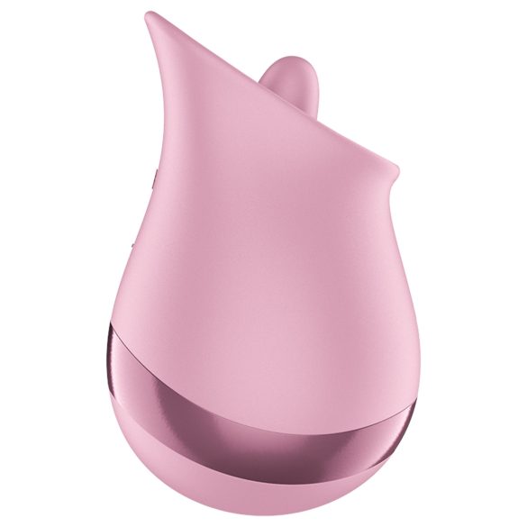 Satisfyer Tongue Player - vibrador clitóris formato língua - silicone rosa