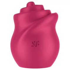   Satisfyer Tongue Twister - vibrador clitóris rotativo com língua - silicone rosa
