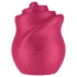 Satisfyer Tongue Twister - vibrador clitóris rotativo com língua - silicone rosa