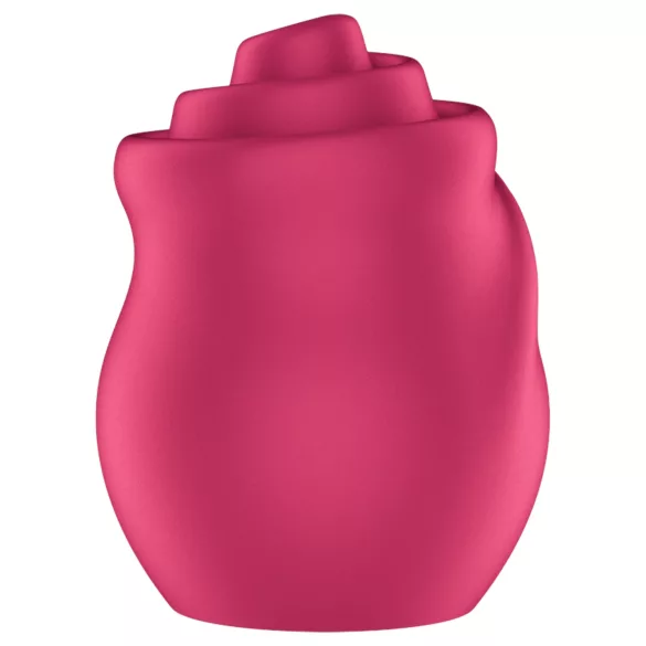Satisfyer Tongue Twister - vibrador clitóris rotativo com língua - silicone rosa