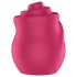 Satisfyer Tongue Twister - vibrador clitóris rotativo com língua - silicone rosa