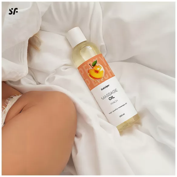 Satisfyer - óleo de massagem - pêssego - 250ml