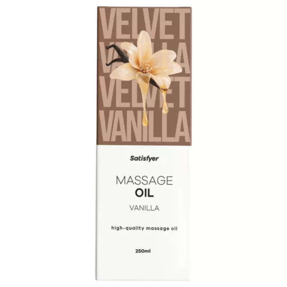 Satisfyer - óleo de massagem - aroma de baunilha - 250ml