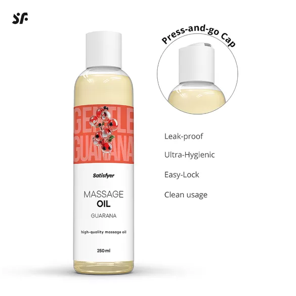 Satisfyer - óleo de massagem - guaraná - 250ml