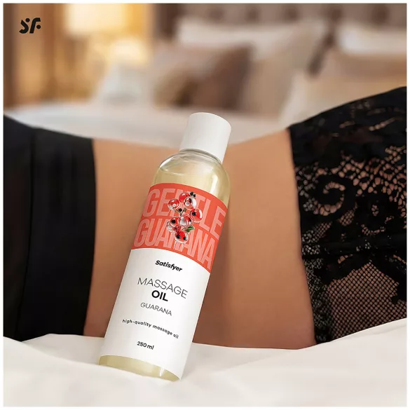 Satisfyer - óleo de massagem - guaraná - 250ml