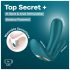 Satisfyer Top Secret+ - vibrador vestível com 3 pontas - verde