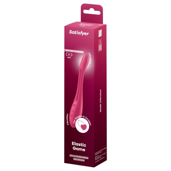 Satisfyer - vibrador casal flexível - silicone rosa