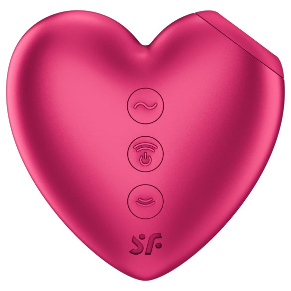 Satisfyer Cutie Heart - sugador de clitóris com pulsação de ar - silicone rosa