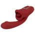 EIS Passion Lips - vibrador ponto G com função de língua - silicone vermelho