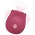 EIS Blush&Bloom - vibrador sugador clitóris recarregável - vermelho