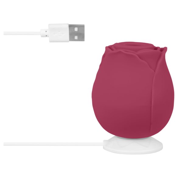 EIS Blush&Bloom - vibrador sugador clitóris recarregável - vermelho