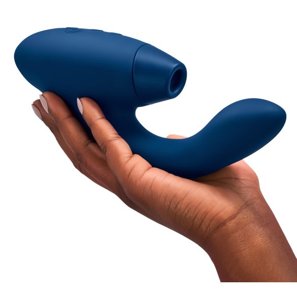 Womanizer - vibrador duplo ponto G e clitóris - silicone azul